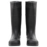 Galochas tamanho 44 PVC preto 3