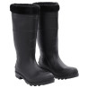 Botas de agua con calcetines extraíbles negro número 43 PVC 1