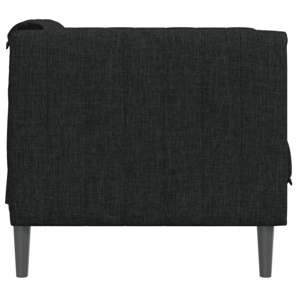 Sillón de tela negro M 5