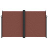 Toldo lateral retráctil marrón 200x1000 cm 3