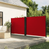 Toldo lateral retrátil 160x1000 cm vermelho 1