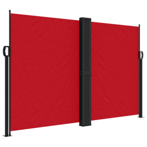 Toldo lateral retráctil rojo 160x1000 cm H