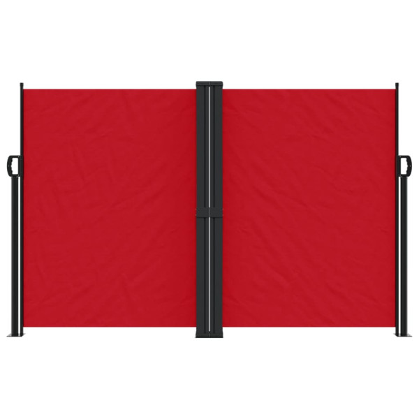 Toldo lateral retráctil rojo 160x1000 cm M 3