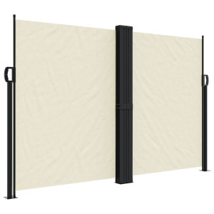 Toldo lateral retrátil 160x1000 cm cor creme H