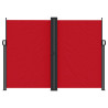 Toldo lateral retrátil 180x1000 cm vermelho 3