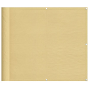 Tela de varanda 90x600 cm 100% poliéster oxford cor areia H