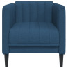 Sillón de tela azul 4