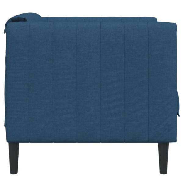 Sillón de tela azul M 5