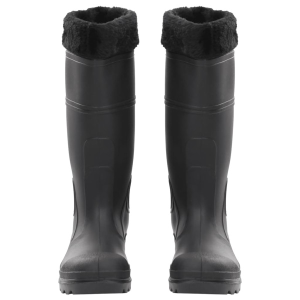 Galochas com meias removíveis tamanho 39 PVC preto M 3