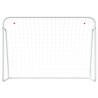 Baliza de futebol com rede 214x75x152 cm aço/poliéster branco 3