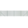 Cerca de alambre con pinchos de anclaje verde 1.4x10 m 2
