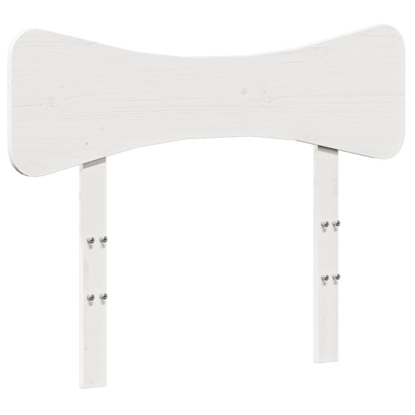 Cabeceira 90 cm madeira de pinho maciça branco M 2