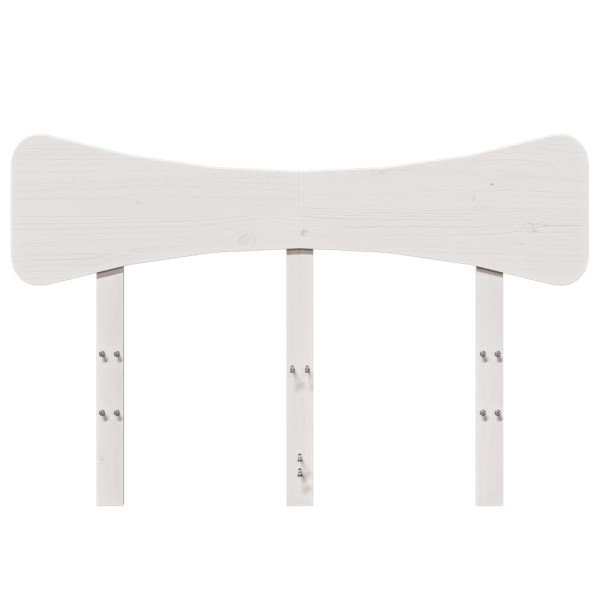 Cabecero de cama madera maciza de pino blanco 135 cm M 4