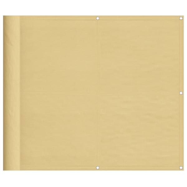 Tela de varanda 90x500 cm 100% poliéster oxford cor areia M 2