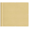 Tela de varanda 90x500 cm 100% poliéster oxford cor areia 2