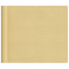 Ecrã de balcão 100% poliéster Oxford cor areia 90x700 cm 2