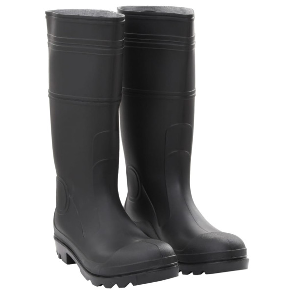 Botas de agua negro número 45 PVC D