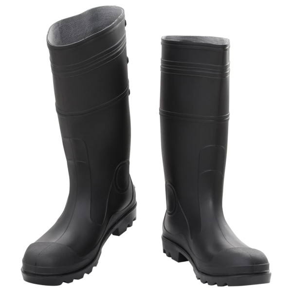 Botas de agua negro número 45 PVC M 2