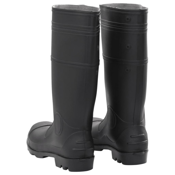 Botas de agua negro número 45 PVC M 5