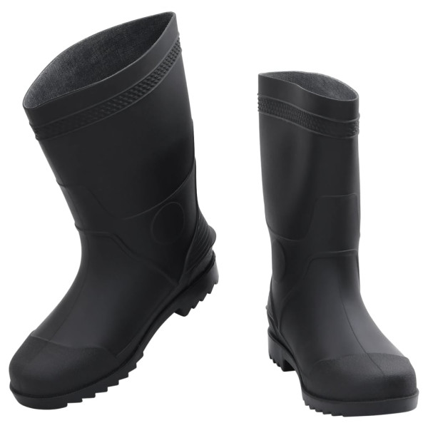 Botas de agua negro número 43 PVC M 2