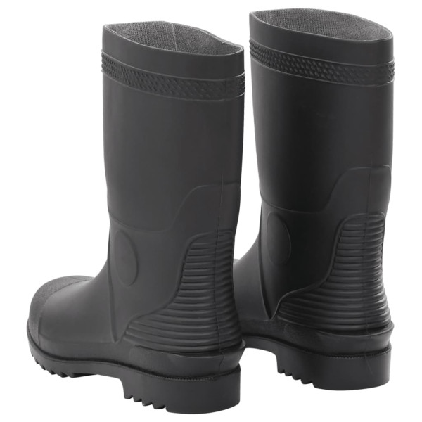 Botas de agua negro número 45 PVC M 5