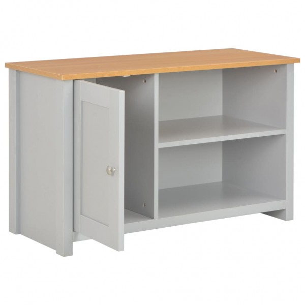 Mueble para el televisor gris 95x39x58 cm M 3