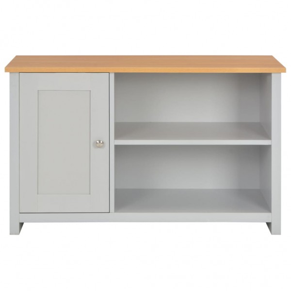 Mueble para el televisor gris 95x39x58 cm M 4