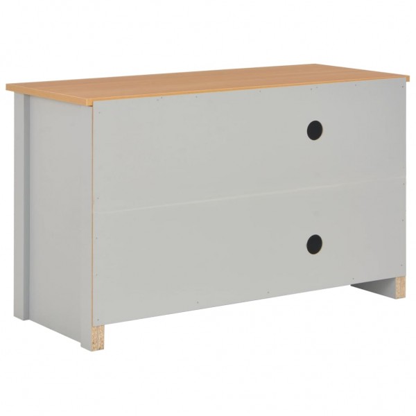 Mueble para el televisor gris 95x39x58 cm M 5