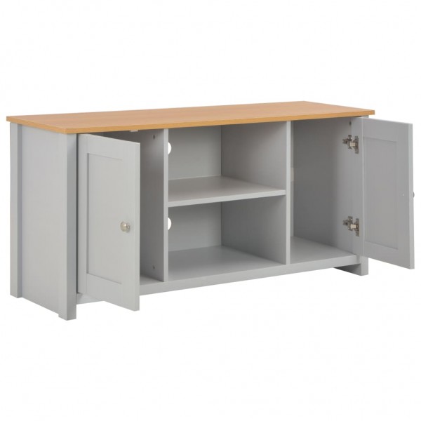 Mueble para el televisor gris 120x39x58 cm M 3