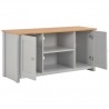 Mueble para el televisor gris 120x39x58 cm 3