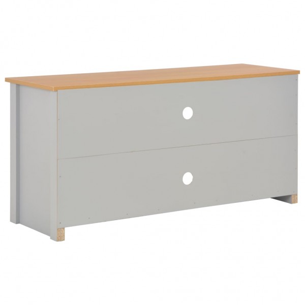 Mueble para el televisor gris 120x39x58 cm M 5