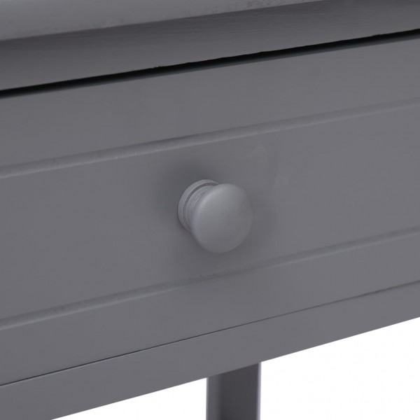 Mesa-de-cabeceira 40x29x42 cm madeira paulownia cinzento M 5