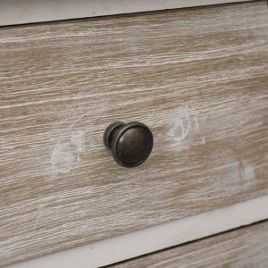 Mesitas de noche 2 unidades madera de Paulownia 35x30x50 cm H