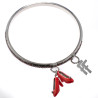 PULSEIRA FOLLI FOLLIE FEMININA FOLLI FOLLIE 3B9F097RR 6,5CM 1
