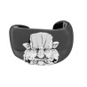 FOLLI FOLLIE PULSEIRA FEMININA FOLLI FOLLIE 4BOTO27PRETO 7CM 1