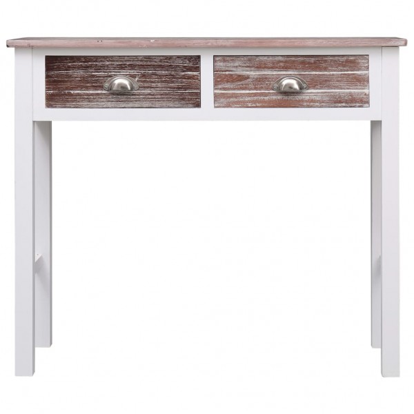 Mesa consola 90x30x77 cm madeira castanho M 4