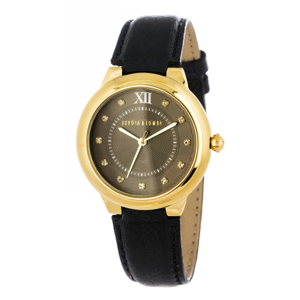 RELOJ DEVOTA & LOMBA MUJER  DL006W-02BLAC (34MM) D