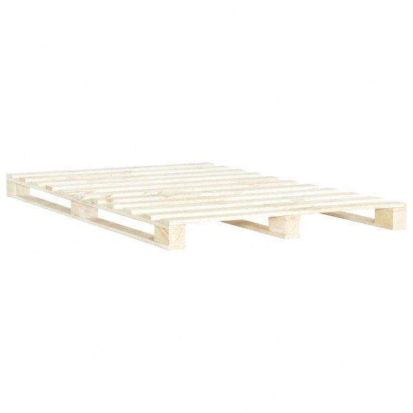 Estructura de cama de palés madera maciza de pino 180x200 cm M 2