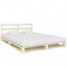 Estructura de cama de palés madera maciza de pino 200x200 cm 1
