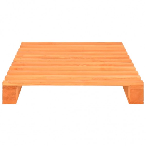 Estructura de cama de palés madera maciza pino marrón 100x200cm M 3