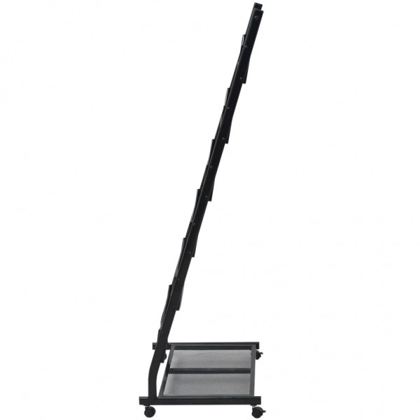 Porta-revistas A4 preto 47.5x43x133 cm M 3