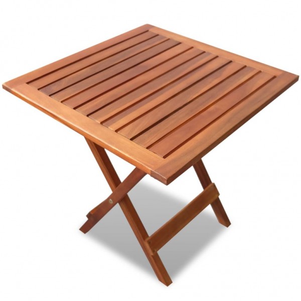 Mesa para terraza bistró madera maciza de acacia 46x46x47 cm M 4