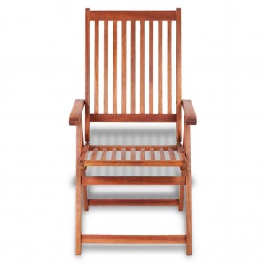 Sillas plegables de jardín 2 uds madera maciza acacia marrón H