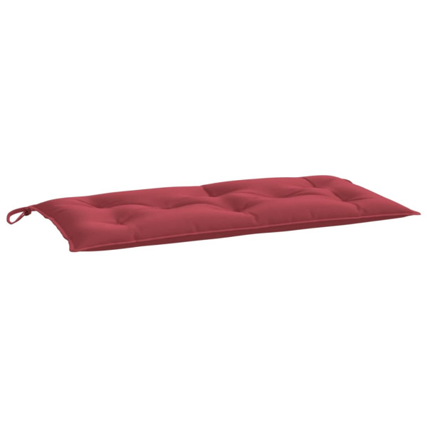 Almofadões banco jardim 2 pcs tecido oxford vermelho tinto M 4