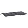 Almofadões banco jardim 2pcs 100x50x7cm tecido oxford antracite 4