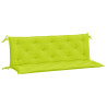 Almofadões banco jardim 2 pcs tecido oxford verde brilhante 5