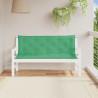 Almofadões banco jardim 2 pcs 150x50x7cm tecido oxford verde 1