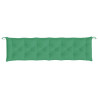 Almofadões banco jardim 2 pcs 200x50x7cm tecido oxford verde 5