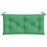 Almofadões banco jardim 2 pcs 100x50x7cm tecido oxford verde 5