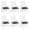 Almofadões de cadeira 6 pcs 40x40x7 cm tecido oxford antracite 3